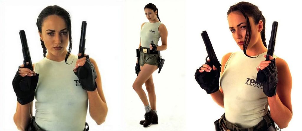 Nathalie Cook, modelo de Lara Croft.
