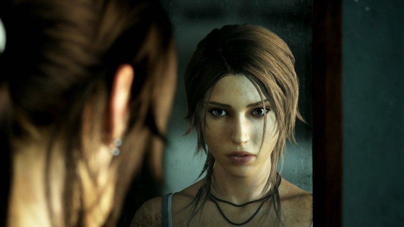 Rebooted Lara Croft character